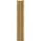 Ekena Millwork 5 1/2-in W x 20-in D x 32-in H Balboa Slat Rough Cedar Woodgrain TimberThane Outlooker, Primed Tan OUTUR055X20X32BOA24RCPR - alternate 5